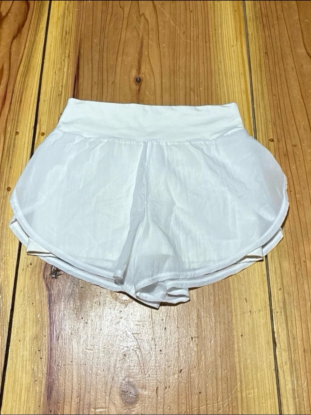 all in motion White Women’s Layered Athletic Shorts